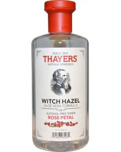 Thayers Alcohol-Free Witch Hazel With Organic Aloe Vera Formula Toner, Rose Petal