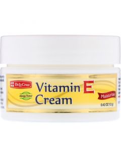 De La Cruz, Vitamin E Cream, 0.42 oz (12 g)
