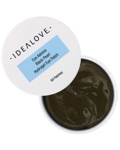 Idealove, Brilliant Black Pearl Water Gel Eye Patches, 60 Patches
