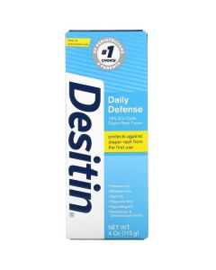 DESITIN Daily Defense Diaper Rash Cream with Zinc Oxide, 113g