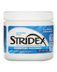 Stridex, One-Step Acne Control, Alcohol-Free, 55 Soft Touch Pads, 4.21 Inch Each
