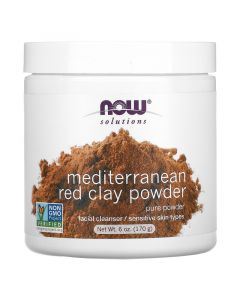 Now Foods, Solutions, Moroccan Red Clay Powder, 6 oz (170 g)
