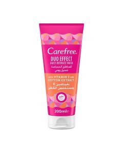 Carefree Duo Effect Intimate Wash With Vitamin E & Cotton Extract - 200ml