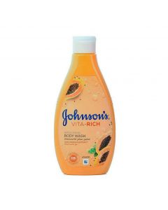 Johnsons Vita Rich Smoothing Body Wash With Papaya Extract  - 250ml