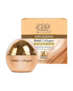 Eva Gold Collagen Anti Wrinkle Cream - 50ml