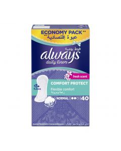 Always Pantyliners Fresh & Protect Normal - 40pcs