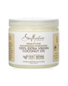 Shea Moisture 100% Extra Virgin Coconut Oil Head To Toe Nourishing Hydration - 444ml