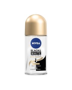 Nivea Black & White Invisible Silky Smooth Deodorant Roll-On - 50ml