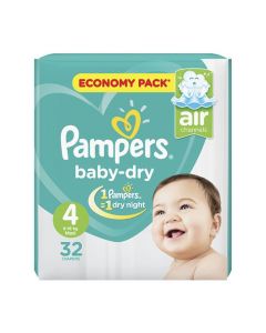 Pampers New Baby Dry Size (4) 9-18kg Maxi