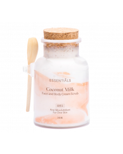 Essentials Coconut Milk Face and Body Cream Scrub - 240ml
