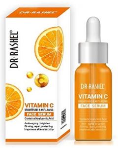 dr rashel Vitamin C Face Serum - Hyaluronic Acid, Brightening, Anti Wrinkle and Anti Aging, Dark Circle, Fine Lines and Sun damage – Restore&Boost Face serum- 1.69 oz
