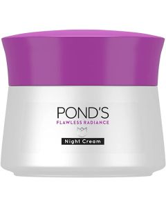 POND'S Flawless Radiance Night Cream, with Niacinamide Even-tone Glow fades dark spots and blemishes, 50g
