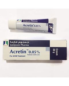 Acretin .05% Cream for Acne Treatment, 30g
