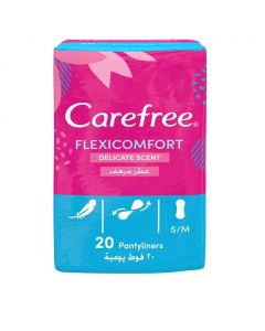 Carefree Flexicomfort Delicate Scent Pantyliners 20pcs