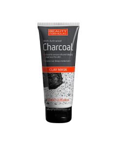Beauty Formulas With Activated Charcoal Clay Mask - 100ml