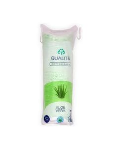 Qualita Makeup Removal Cotton Pads Aloe Vera - 70pcs