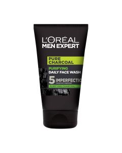 L'Oreal Men Expert Pure Charcoal Purifying Daily Face Wash - 100ml
