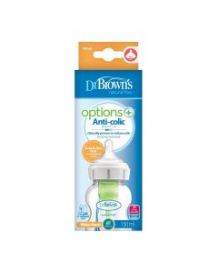 Dr. Brown's Options Plus Wide Neck Feeding Bottle 0m+ - 150ml