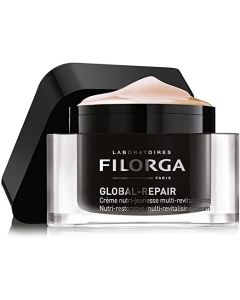 Laboratoires Filorga Global Repair Daily Anti-Aging Face Cream for Mature Skin, Reduces Wrinkles & Firms Complexion, Contains Ceramides, Omegas and Vitamins, White, 1.69 Oz
