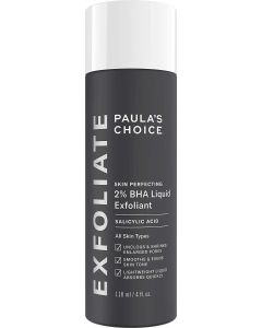 Paulas Choice--SKIN PERFECTING 2% BHA Liquid Salicylic Acid Exfoliant--Facial Exfoliant for Blackheads, Enlarged Pores, Wrinkles & Fine Lines, 4 oz (118ml) Bottle