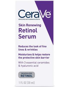 CeraVe Anti Aging Retinol Serum | 1 Ounce | Cream Serum for Smoothing Fine Lines and Skin Brightening | Fragrance Free
