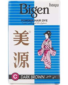 Bigen Powder Hair Dye - Dark Brown C, 6g
