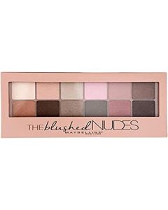 Maybelline New York The Blushed Nudes Eyeshadow Palette, Multicolour, 12 Count (Pack of 1)