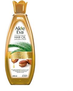 Aloe Eva Strengthening Hair Oil with Aloe Vera and Moroccan Argan Oil - 200 ml
