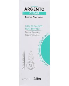 Argento clear facial cleanser skin cleanser 200ml