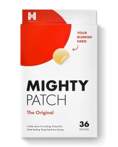 Mighty Patch Original - Hydrocolloid Acne Pimple Patch Spot Treatment (36 count) for Face, Vegan, Cruelty-Free…
