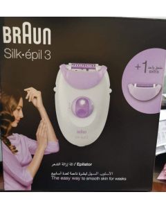 Braun SE 3170 Silk Epilator Soft Perfection with Massaging Rollers Head, (Pack of 1) - International Version