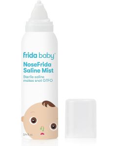 NoseFrida Saline Mist by Frida Baby Saline Nasal Spray to Soften Nasal Passages for Use Before NoseFrida The SnotSucker