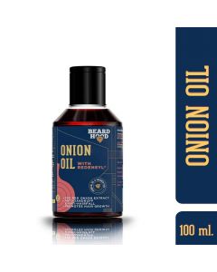 Beardhood Onion Oil with Redensyl for Hair Growth Mineral Oil & Paraben Free (100ML)