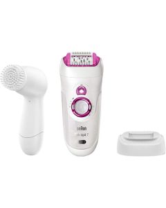 Braun Silk epil 7 - 7-539 Wet & Dry Legs , Body and Face Epilator and Shaver including a facial cleansing brush
