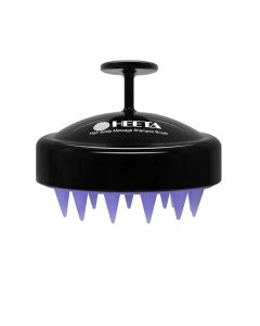Hair Shampoo Brush, Heeta Scalp Care Hair Brush with Soft Silicone Scalp Massager (Purple)