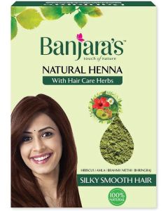 Banjaras Natural Henna with Hair Care Herbs (100g)
