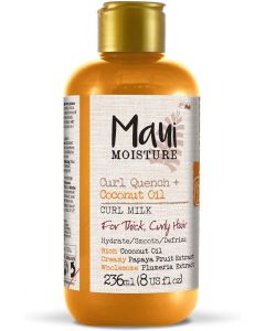 Maui Moisture Curl Quench + Coconut Oil, Curl Milk, 236 ml