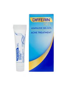 Differin, Adapalene 0.1% Gel, Acne Treatment, Retinoid Treatment for Face with 0.1% 0.5 oz (15 g)