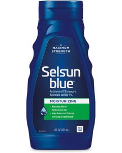 Selsun Blue Moisturizing with Aloe Dandruff Shampoo, 11 oz