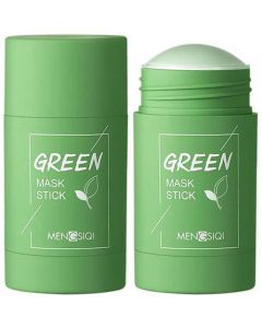 Green Tea Purifying Clay Stick Mask, Face Moisturizes Oil Control, Deep Clean Pore, Improves Skin,for All Skin Types Men Women