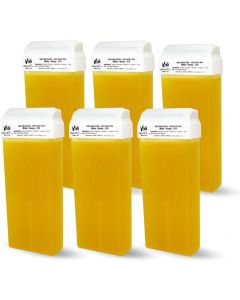 Viva Depilatory Wax refill tube Honey for hair removal (6 pieces)
