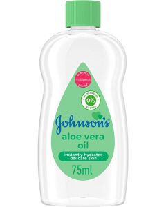JOHNSON’S Baby Oil, Aloe Vera, 75ml