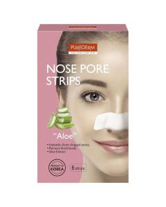 Purederm Nose Pore Strips Aloe - 6pcs