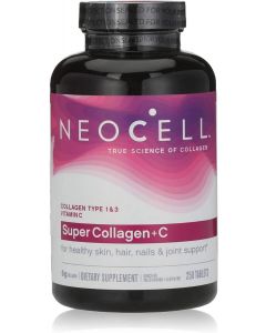Neocell Super Collagen Plus C, Type 1 and 3 - 6000 mg - 250 Tablets
