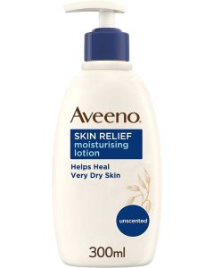 Aveeno Skin Relief Moisturising Lotion | Soothes Skin From Day 1 | For Very Dry and Irritable Skin Care | With Shea Butter and Prebiotic Oatmeal | 300 ml (Pack of 1)
