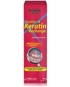 Novex Brazilian Keratin Recharge Tube Leave In 80g/ 2.8oz
