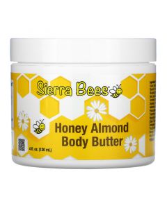 Sierra Bees, Honey Almond Body Butter, 4 fl oz (120 ml)
