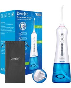 Water Flosser Cordless Oral Irrigator Portable, Rechargeable Waterproof Water Pick for Teeth Cleaning Kit for Travel and Household (DJ-159)
