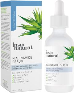 InstaNatural Niacinamide 5% Face Serum - Vitamin B3 Anti Aging Skin Moisturizer - Diminishes Breakouts, Wrinkles, Lines, Age Spots, Hyperpigmentation, Dark Spot Remover for Face - 2 oz