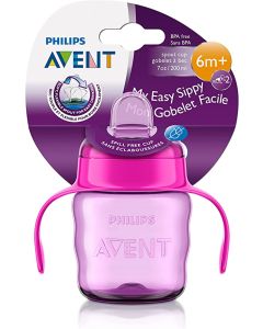 Philips Avent Spout Cup, 200 Ml, Pink/Purple, Scf551/03
